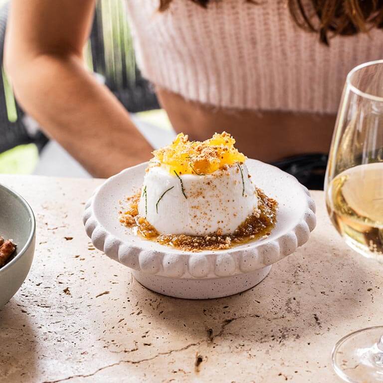 Pineapple Coconut Panna Cotta